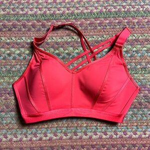 VICTORIAS SECRET CLASSIC RED CORSET SPORTS BRA